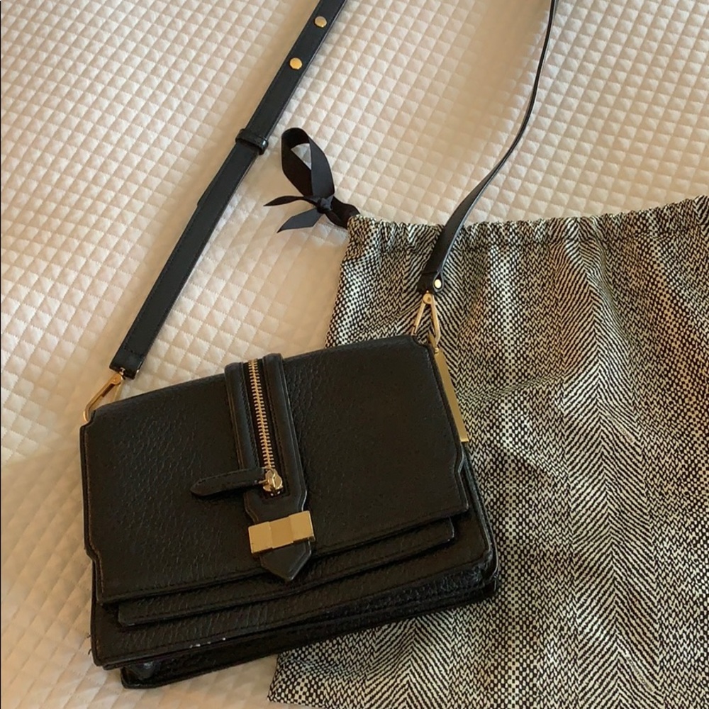 Black rebecca minkoff crossbody